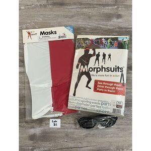 Morphsuits Ninja Sz XXL Halloween Costume Lot 21